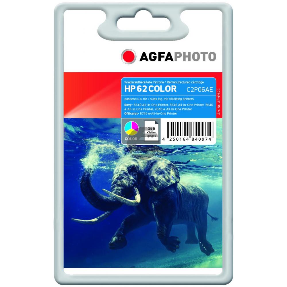 Agfaphoto Tintendruckkopf cyan/magenta/gelb (APHP62C) ersetzt 62