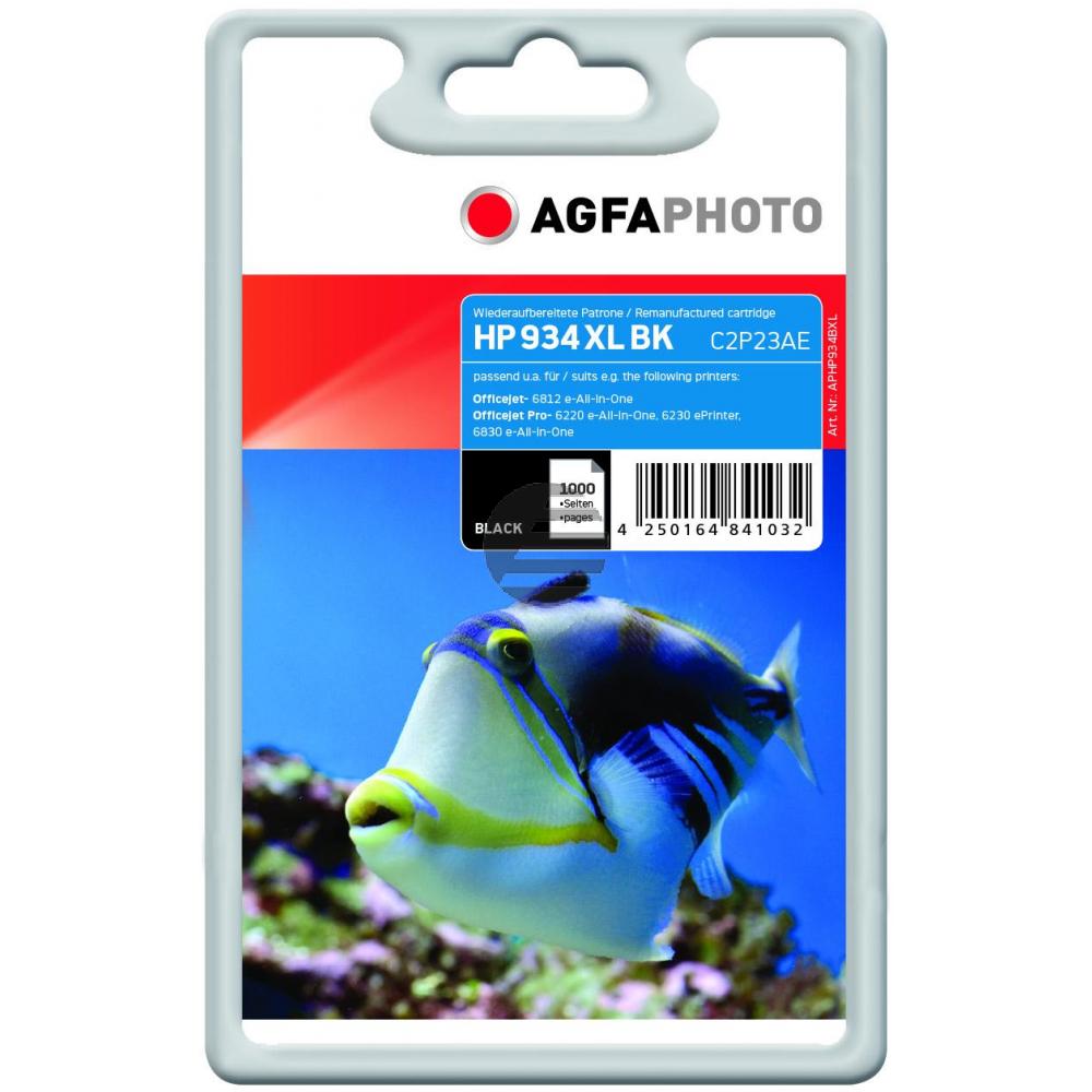 Agfaphoto Tintenpatrone schwarz HC (APHP934BXL) ersetzt 934XL