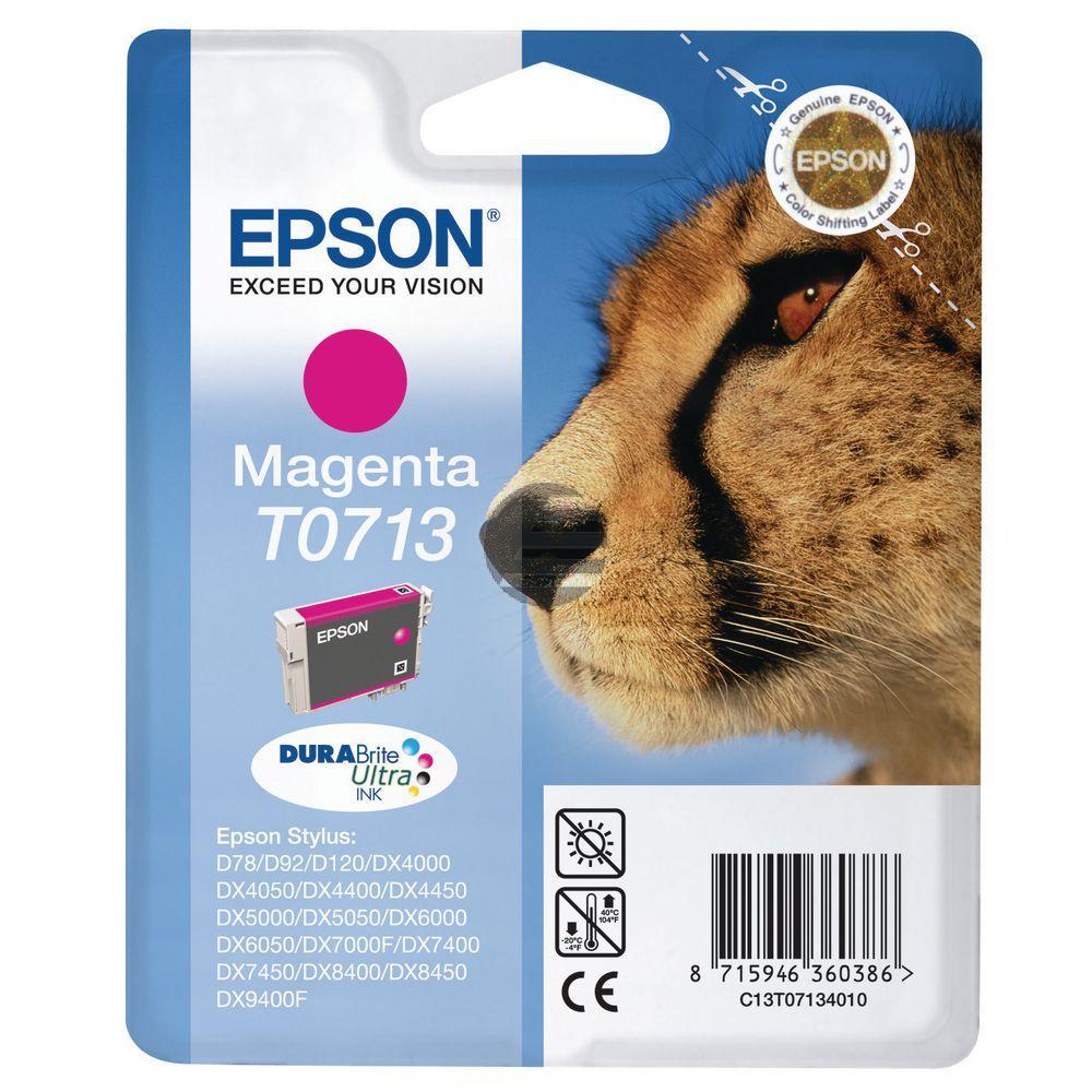 Epson Tintenpatrone magenta HC (C13T07134022, T0713)