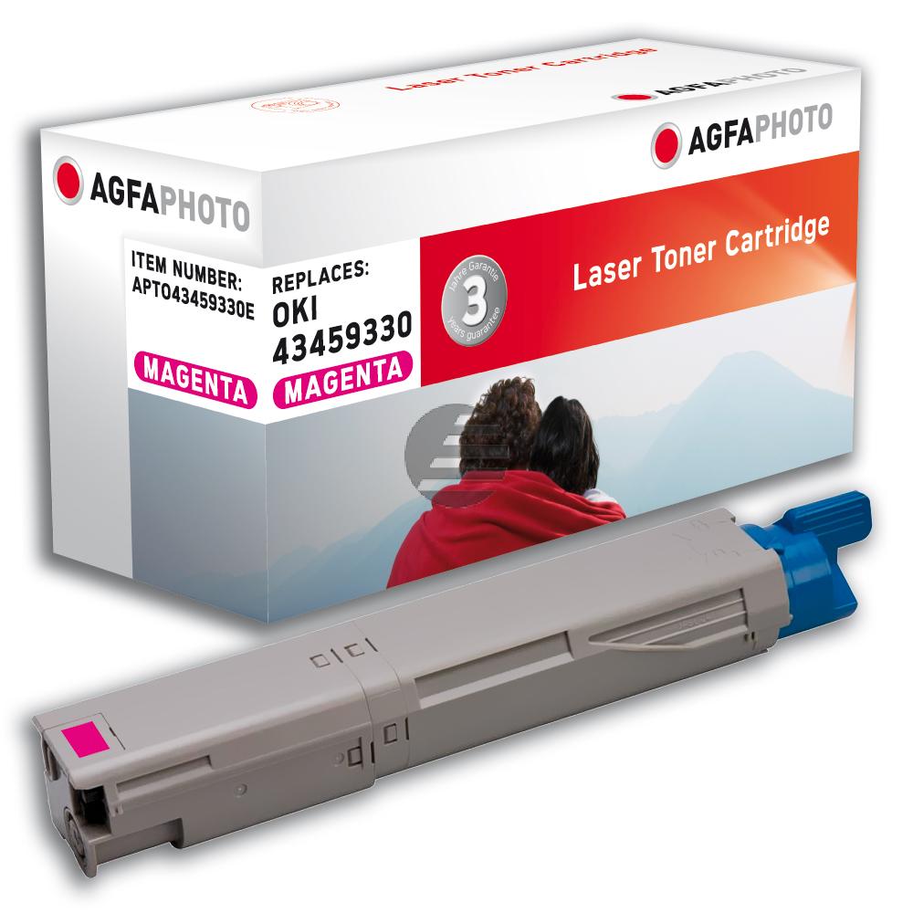 Agfaphoto Toner-Kit magenta HC plus + (APTO43459330E) ersetzt 43459330