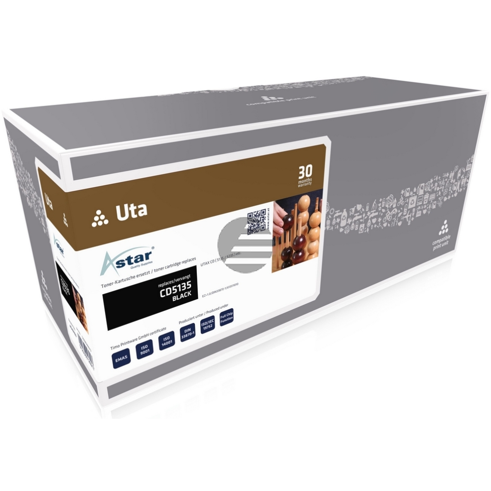 Astar Toner-Kit schwarz (AS10163) ersetzt 613511010 Astar Toner-Kit schwarz (AS10163) ersetzt 613511010