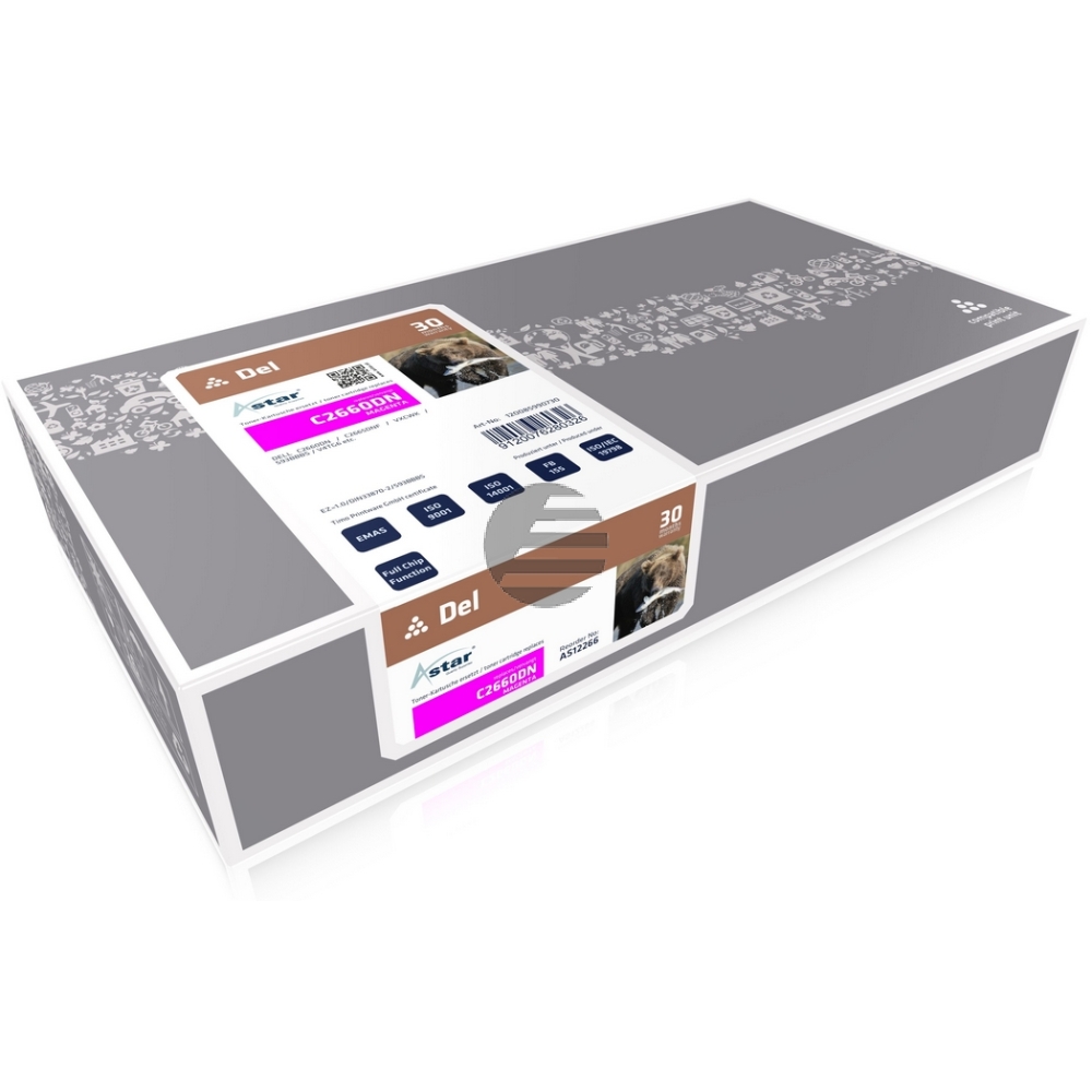 Astar Toner-Kit magenta (AS12266) ersetzt VXCWK Astar Toner-Kit magenta (AS12266) ersetzt VXCWK