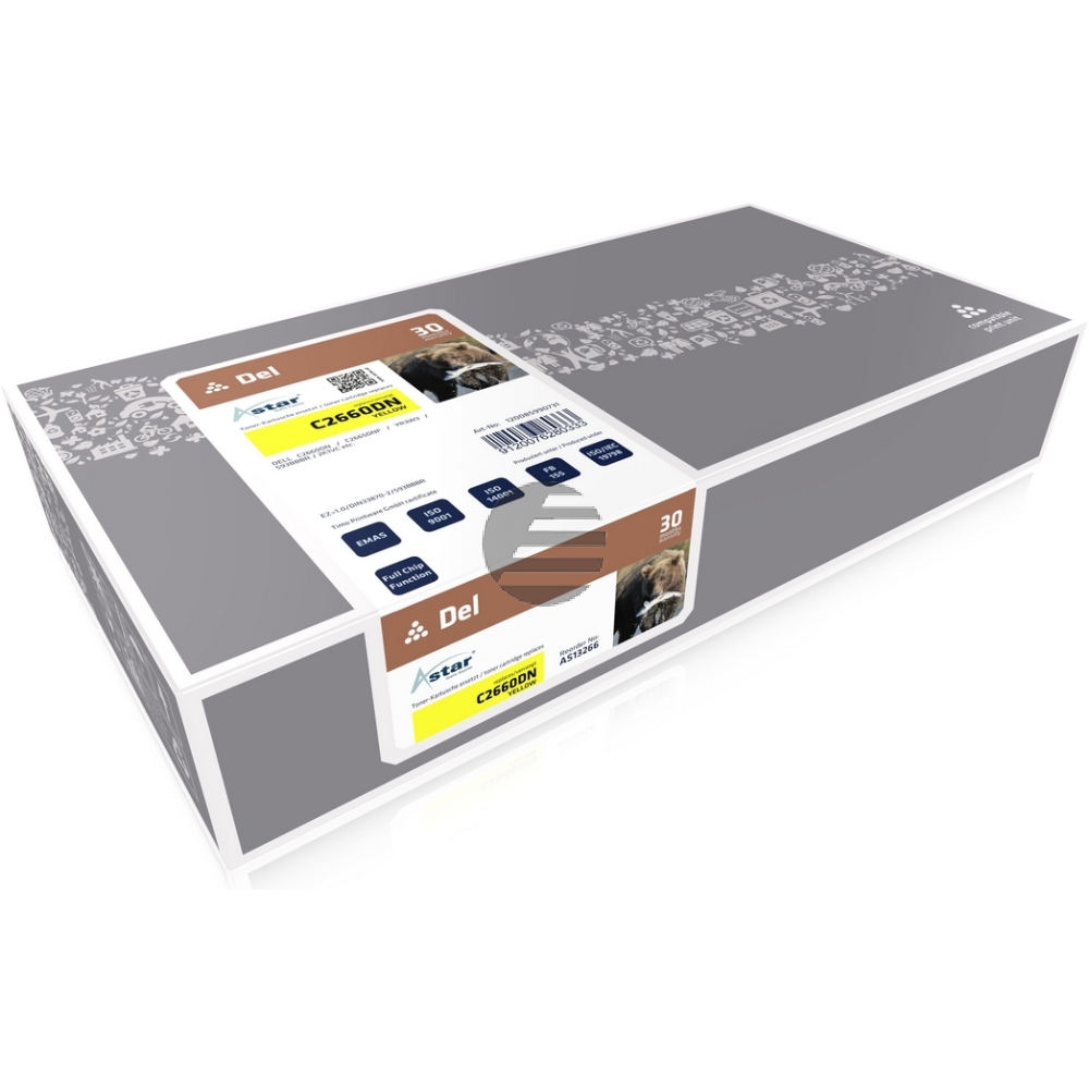 Astar Toner-Kartusche gelb (AS13266) ersetzt YR3W3 Astar Toner-Kartusche gelb (AS13266) ersetzt YR3W3