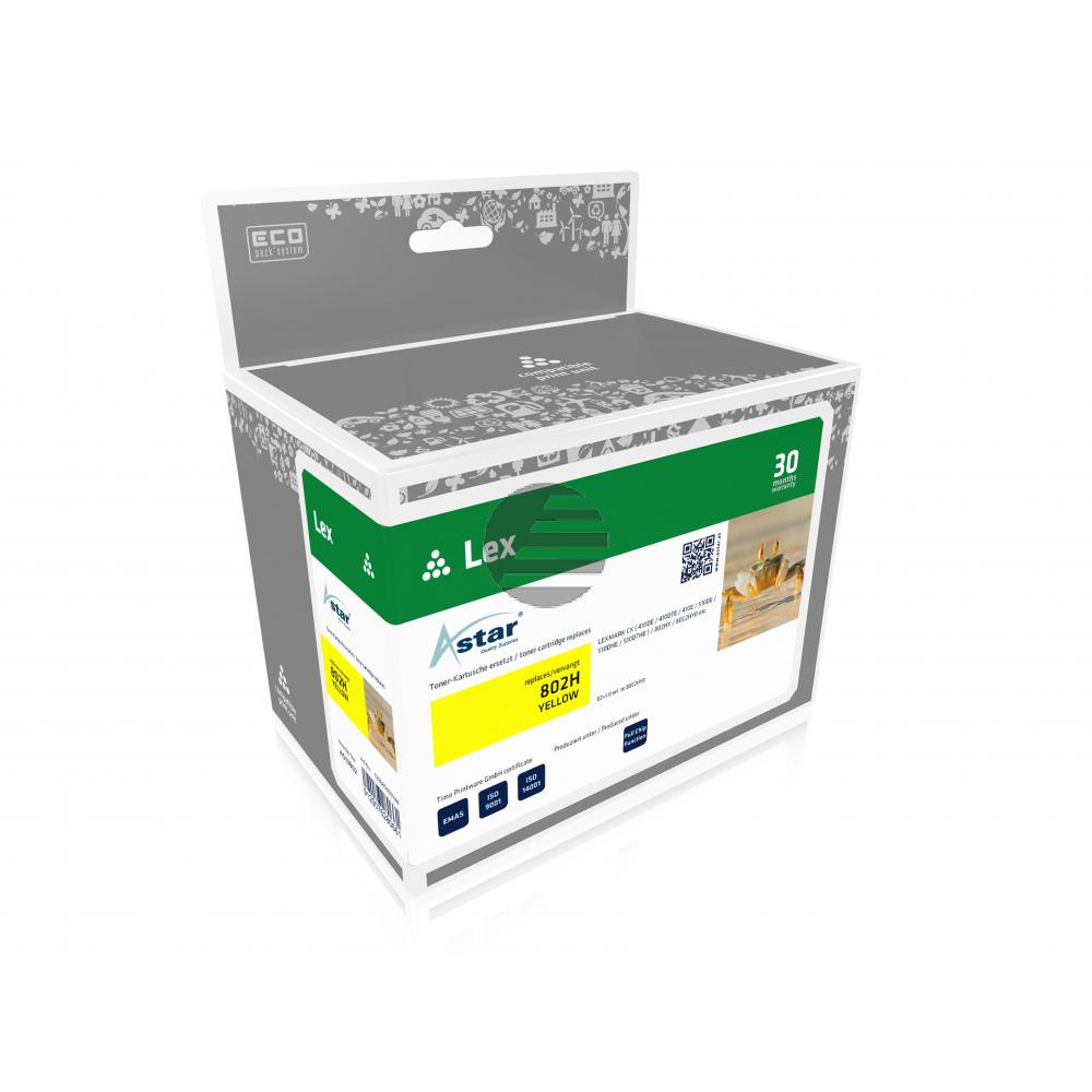 Astar Toner-Kit gelb (AS13802) ersetzt 802HY