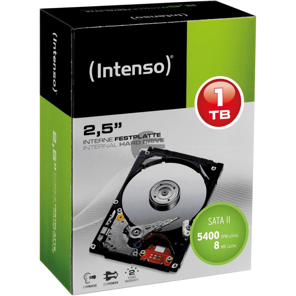 INTENSO 2.5 HDD FESTPLATTE INTERN 1TB 6501161 5400RPM/SataII/8MB schwarz