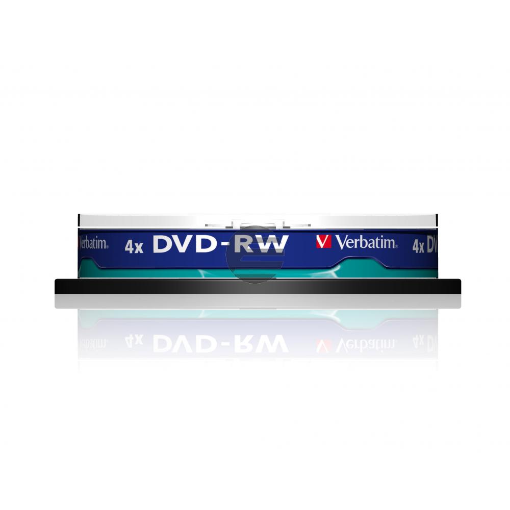 VERBATIM DVD-R 4.7GB 4x (5) JC 43552 Jewel Case matt silber