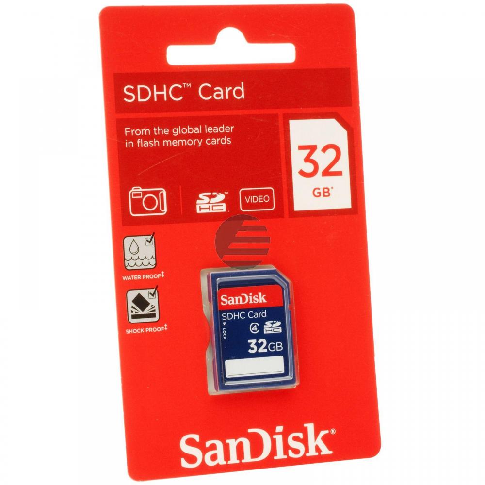 SANDISK SDHC SPEICHERKARTE 32GB SDSDB-032G-B35 Klasse 4