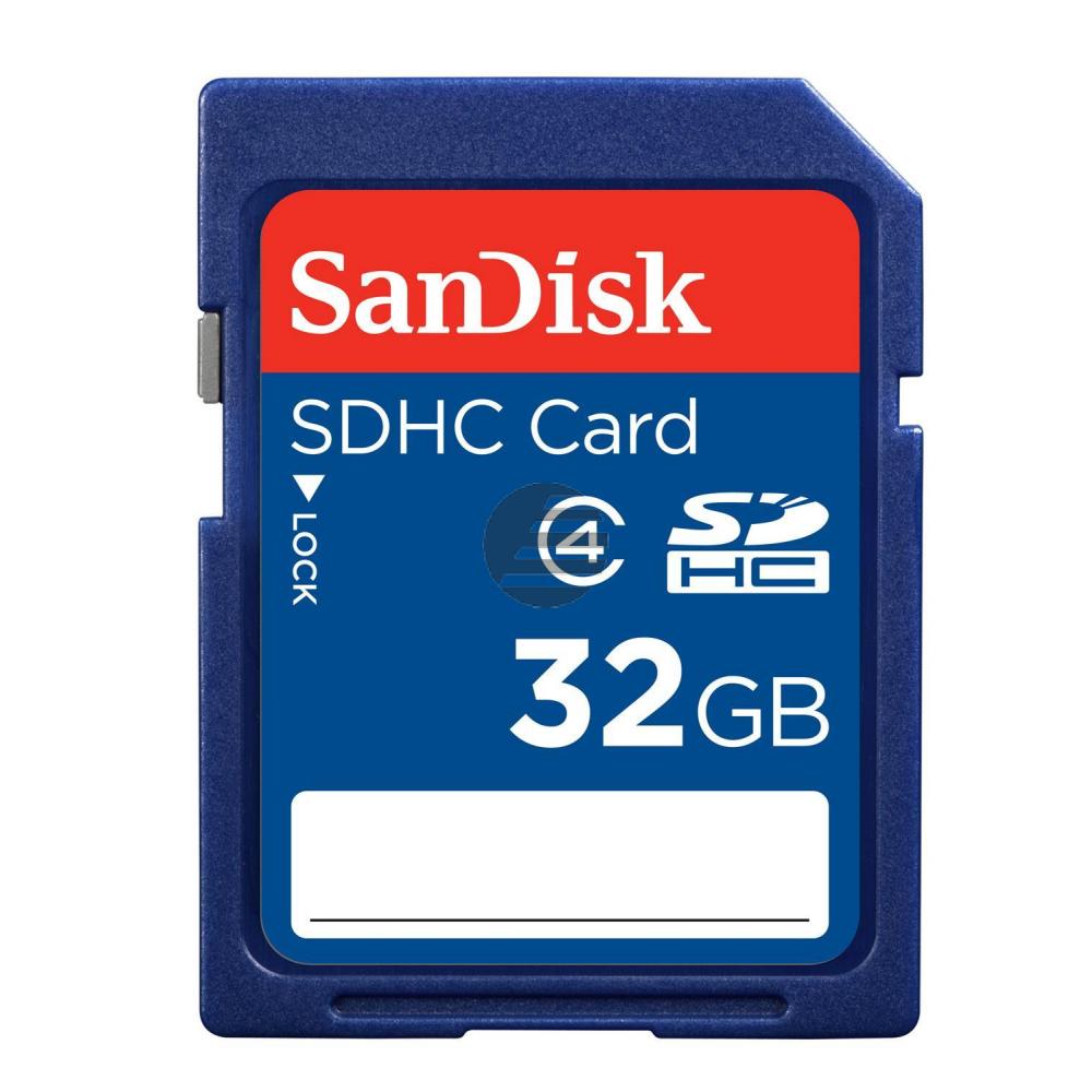 SANDISK SDHC SPEICHERKARTE 32GB SDSDB-032G-B35 Klasse 4