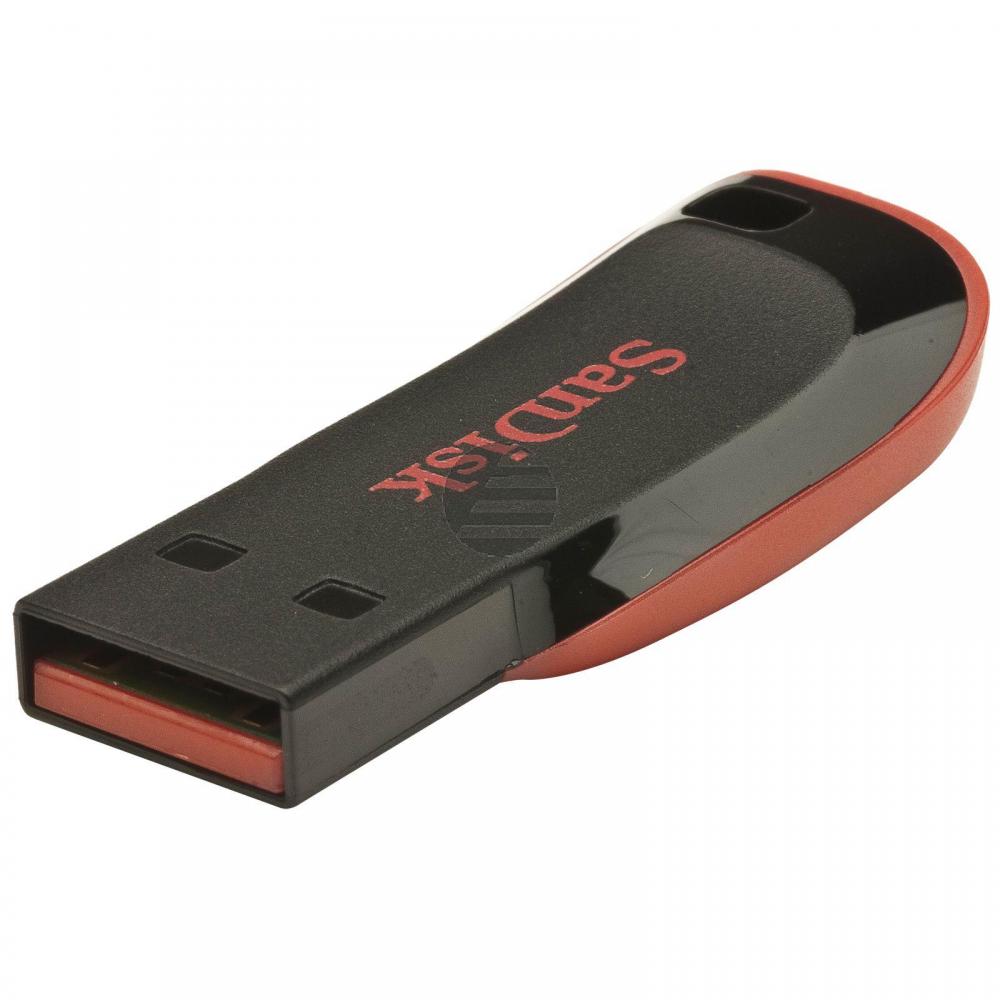 SANDISK CRUZER BLADE USB STICK 16GB SDCZ50-016G-B35 USB 2.0 schwarz