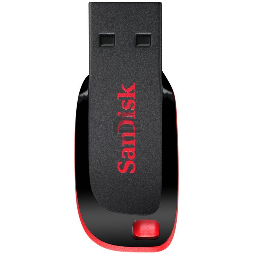 SANDISK CRUZER BLADE USB STICK 128GB SDCZ50-128G-B35 USB 2.0 schwarz