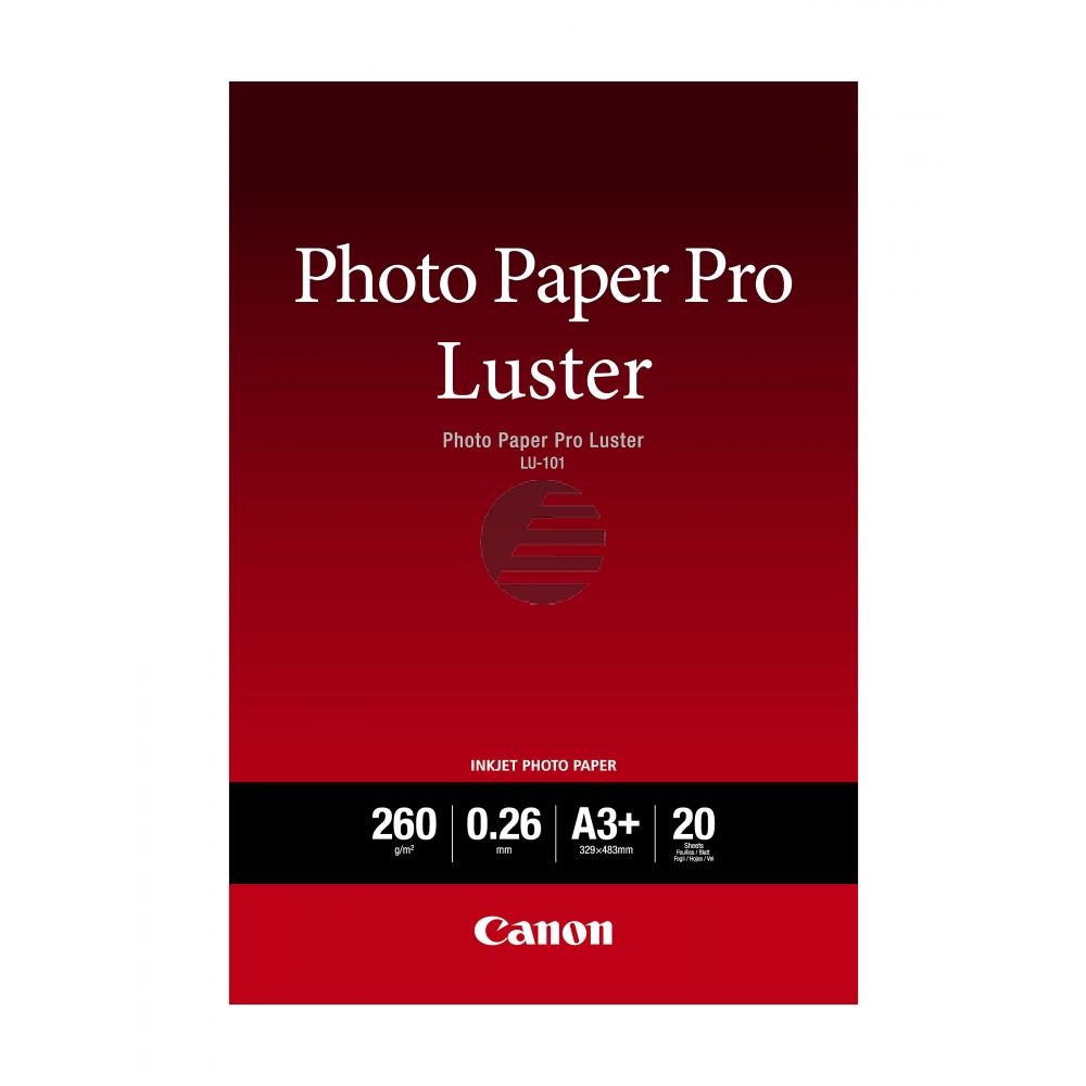 Canon Fotopapier 20 Blatt DIN A3+ 260 g/m² (6211B008)