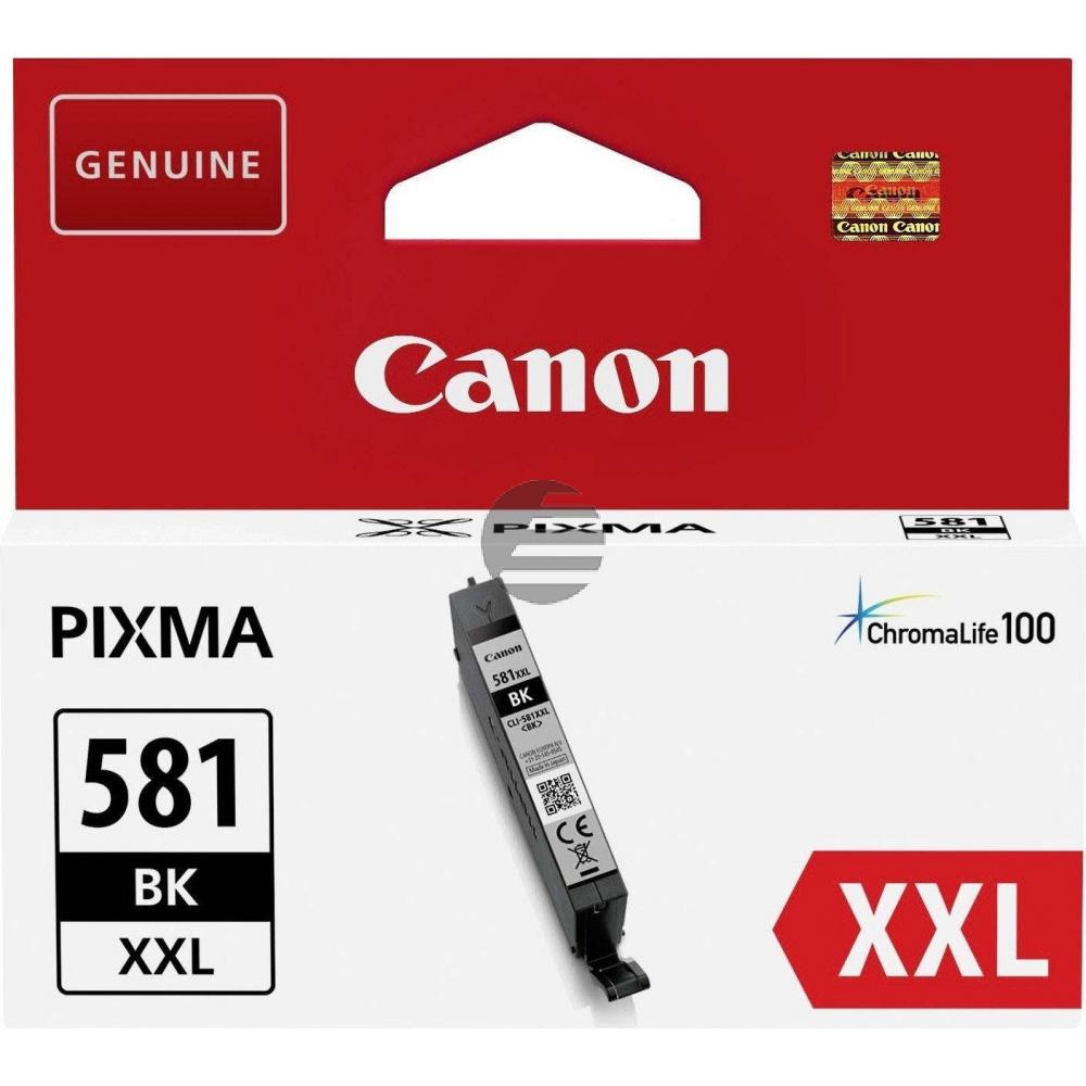 Canon Tintenpatrone schwarz HC plus (1998C001, CLI-581BKXXL)