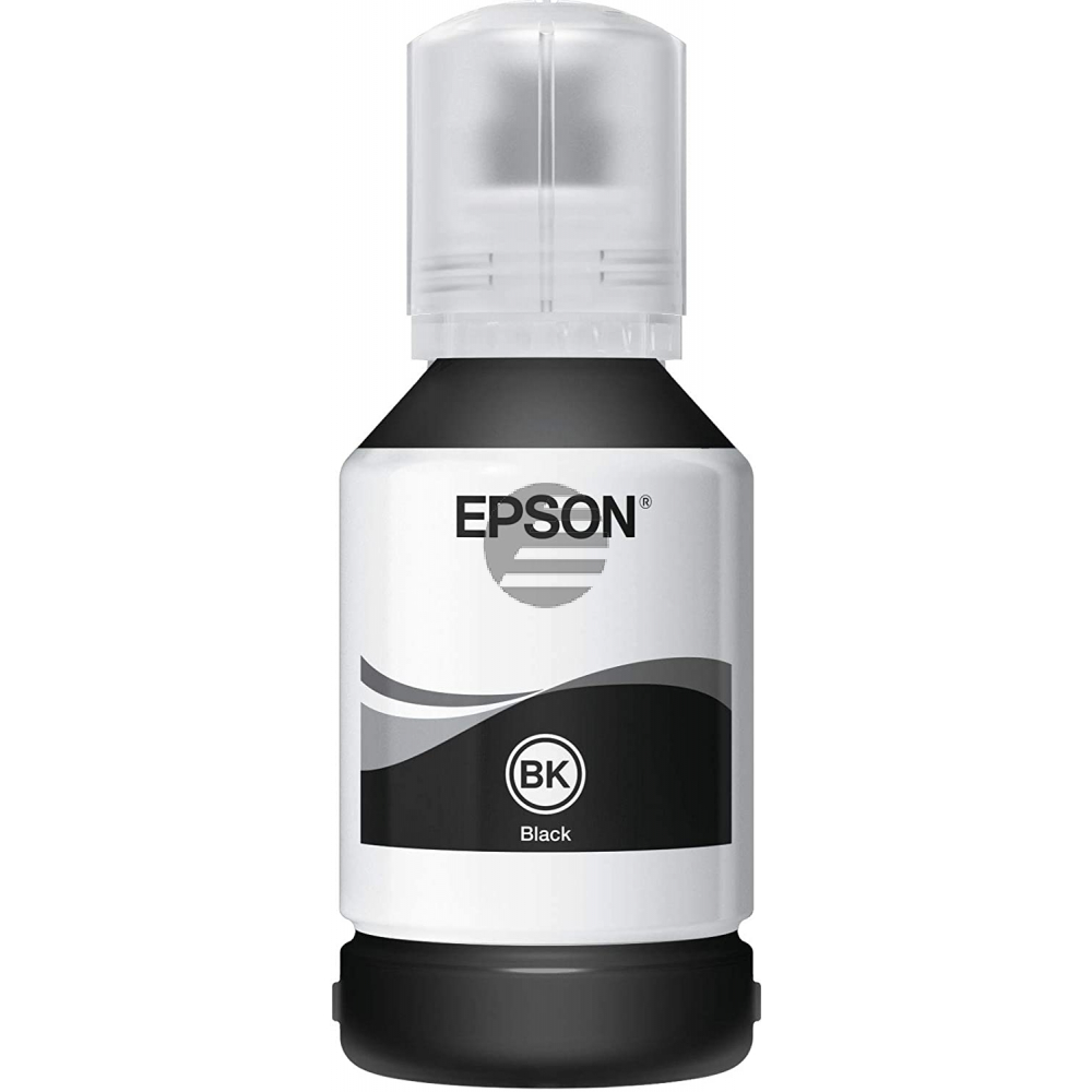 Epson Tintennachfüllfläschchen schwarz HC (C13T00Q140, 105)