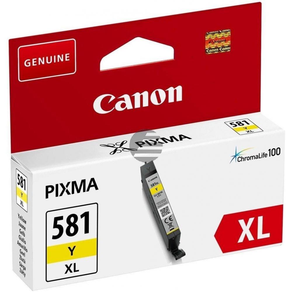Canon Tintenpatrone gelb HC (2051C004, CLI-581YXL)