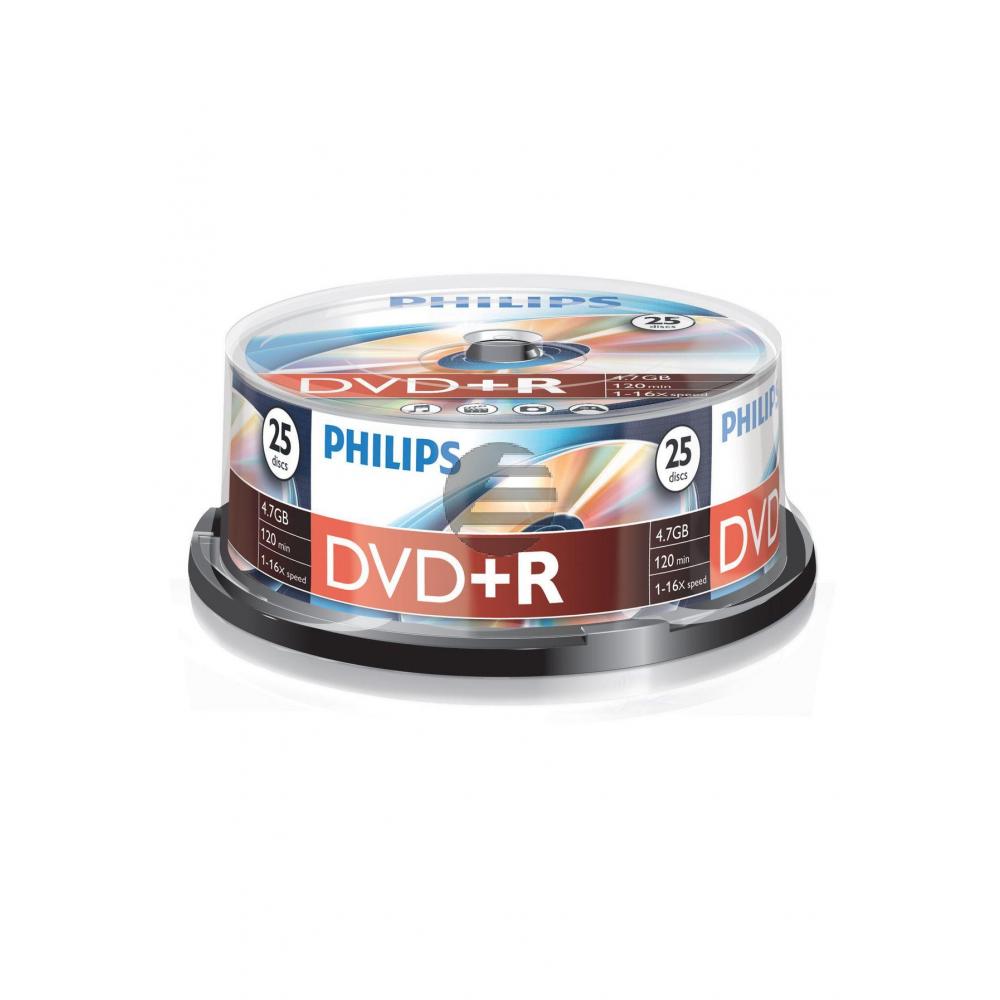 Philips DVD+R 4,7 GB 16 x Spindel (25)