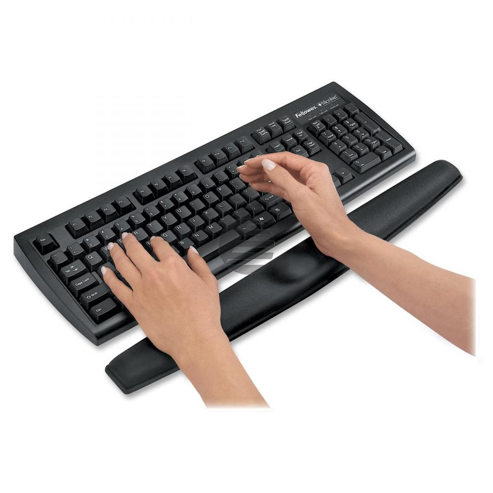 Fellowes Handgelenkauflage für Tastatur Memory-Foam schwarz