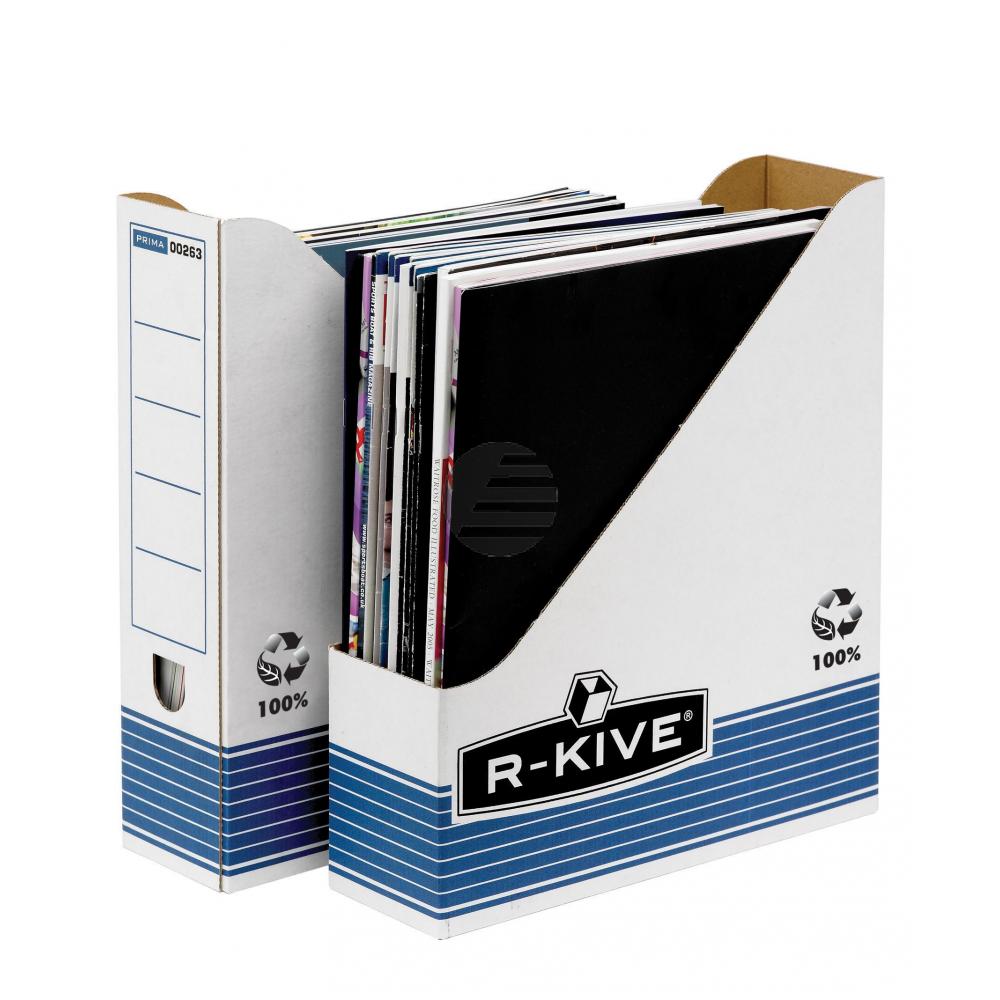 Fellowes Stehsammler R-Kive Prima blau/weiß 80 x 312 x 259 mm