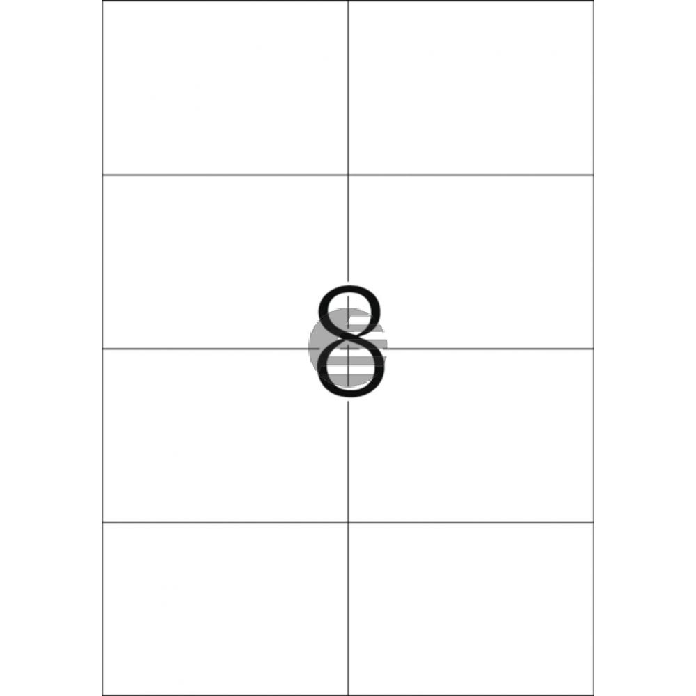 Herma Etiketten A4 weiß 105 x 74 mm Papier matt Inh.200 Premium