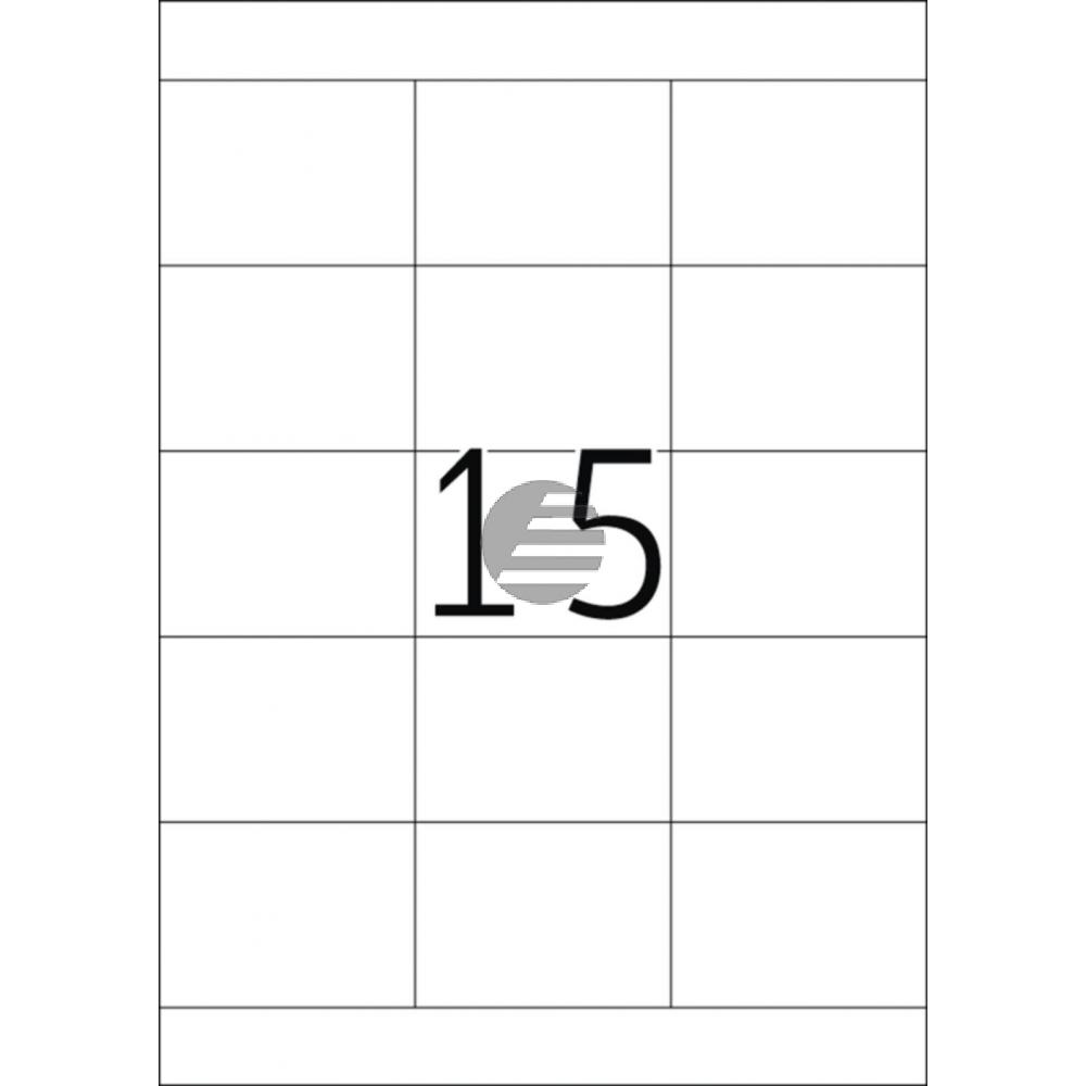 Herma Etiketten A4 weiß 70 x 50,8 mm Papier matt Inh.375 Premium