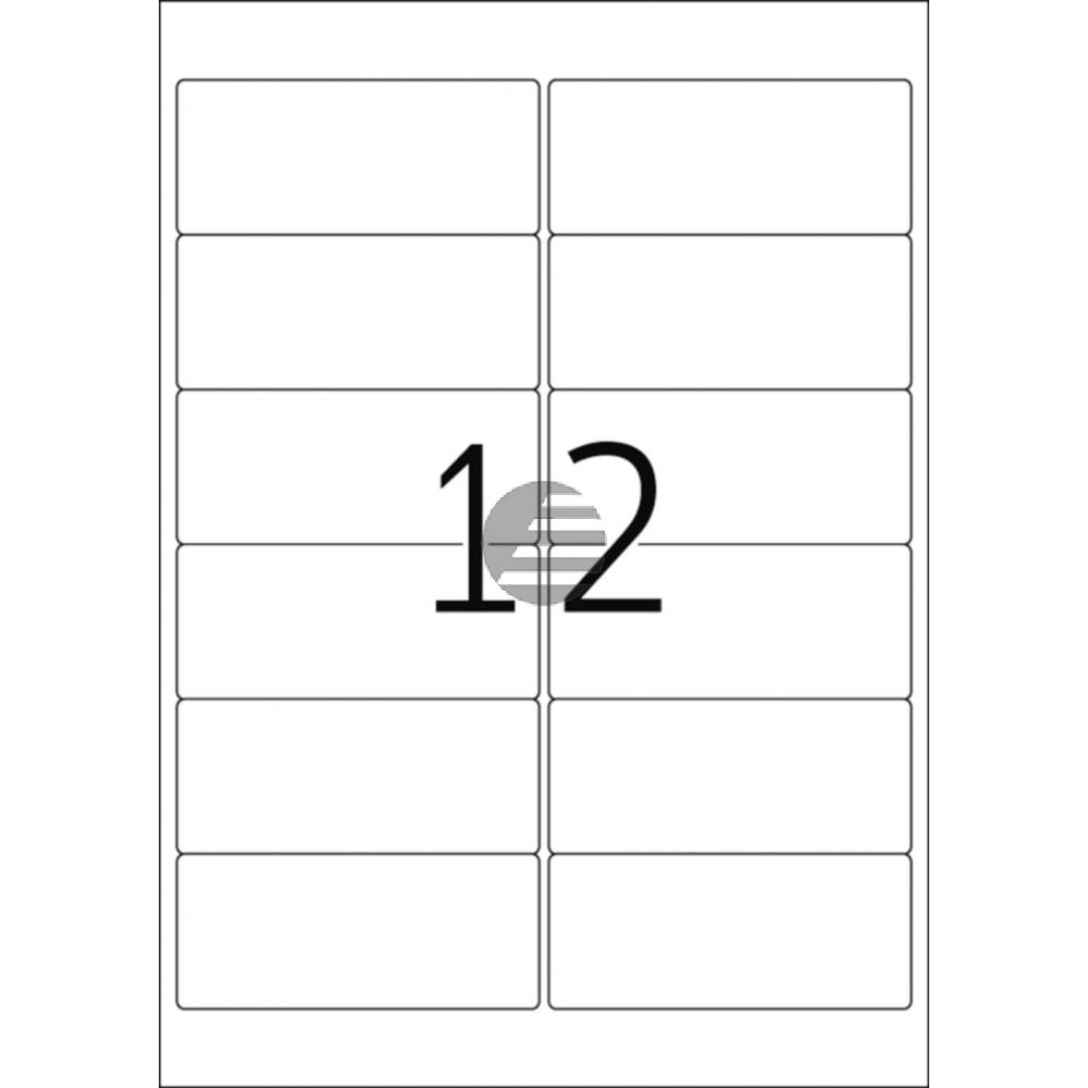 Herma Adressetiketten A4 weiß 99,1 x 42,3 mm ablösbar Papier Inh.300