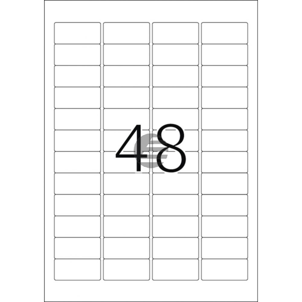 Herma Etiketten Superprint ablösbar weiß 45,7 x 21,2 mm Inh.1200