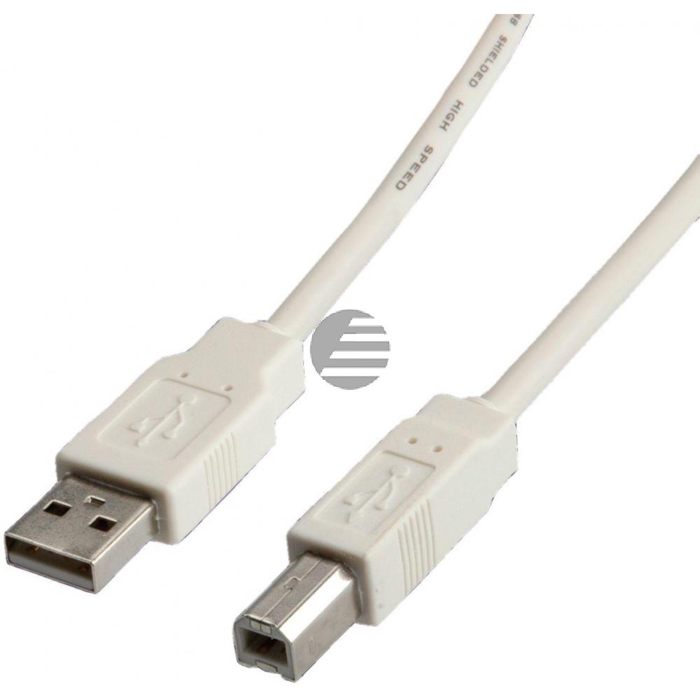 Value USB Kabel USB2.0 A/B m/m 4,5 m beige