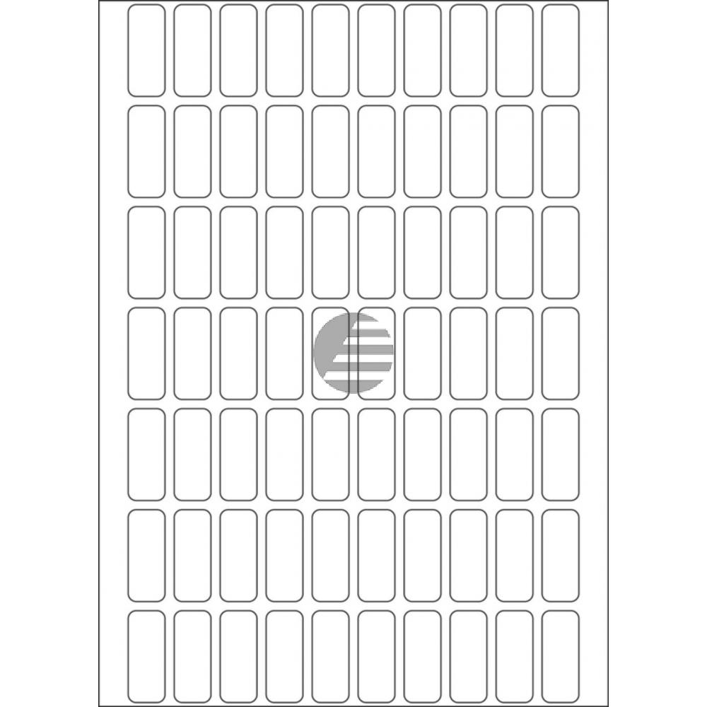 Herma Vielzwecketiketten weiß 8 x 20 mm Papier matt Inh.2240