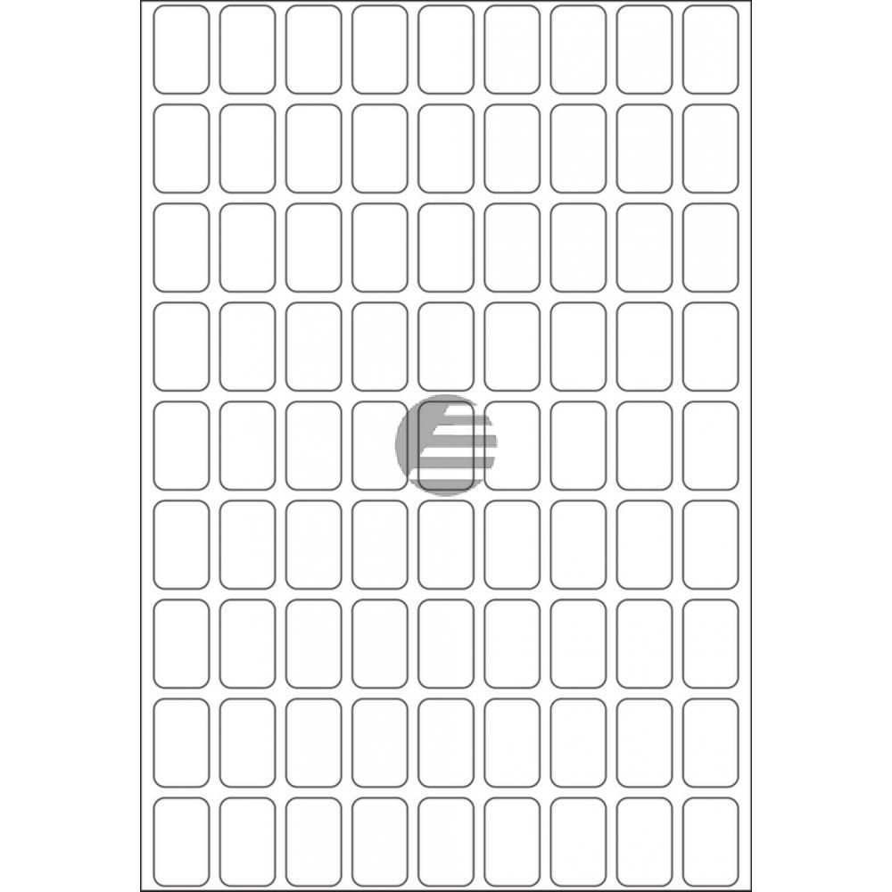 Herma Vielzwecketiketten weiß 10 x 16 mm Papier matt Inh.2592