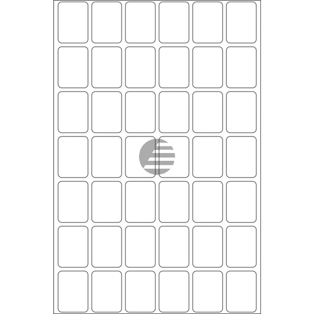 Herma Vielzwecketiketten weiß 16 x 22 mm Papier matt Inh.1344