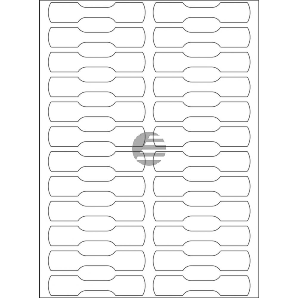 Herma Ringetiketten weiß 10 x 49 mm Halbkarton matt Inh.600