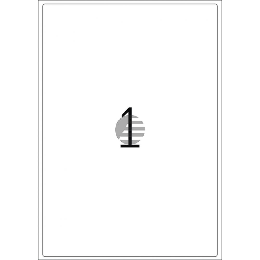 Herma Adressetiketten weiß 199,6 x 289,1 mm Papier matt Inh.100 100 Blatt