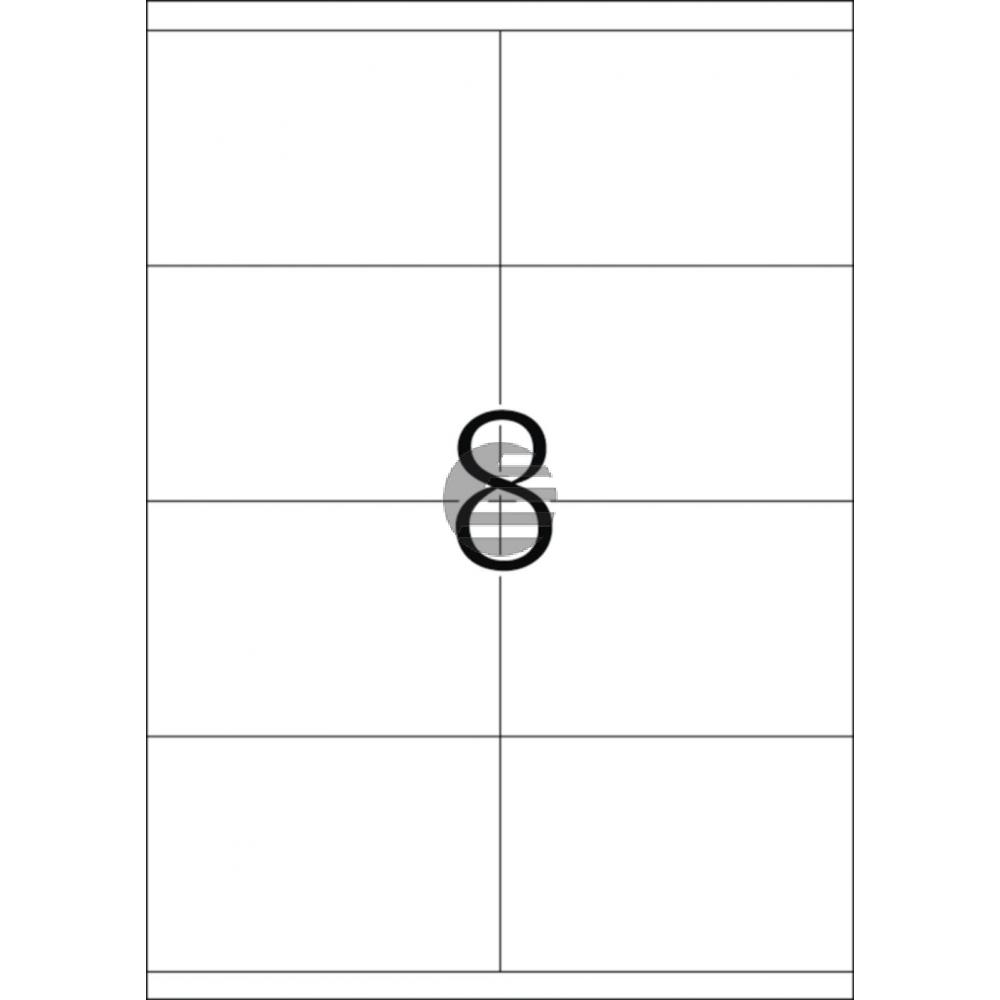 Herma Etiketten A4 weiß 105 x 70 mm Papier matt Inh.800 Premium Etiketten