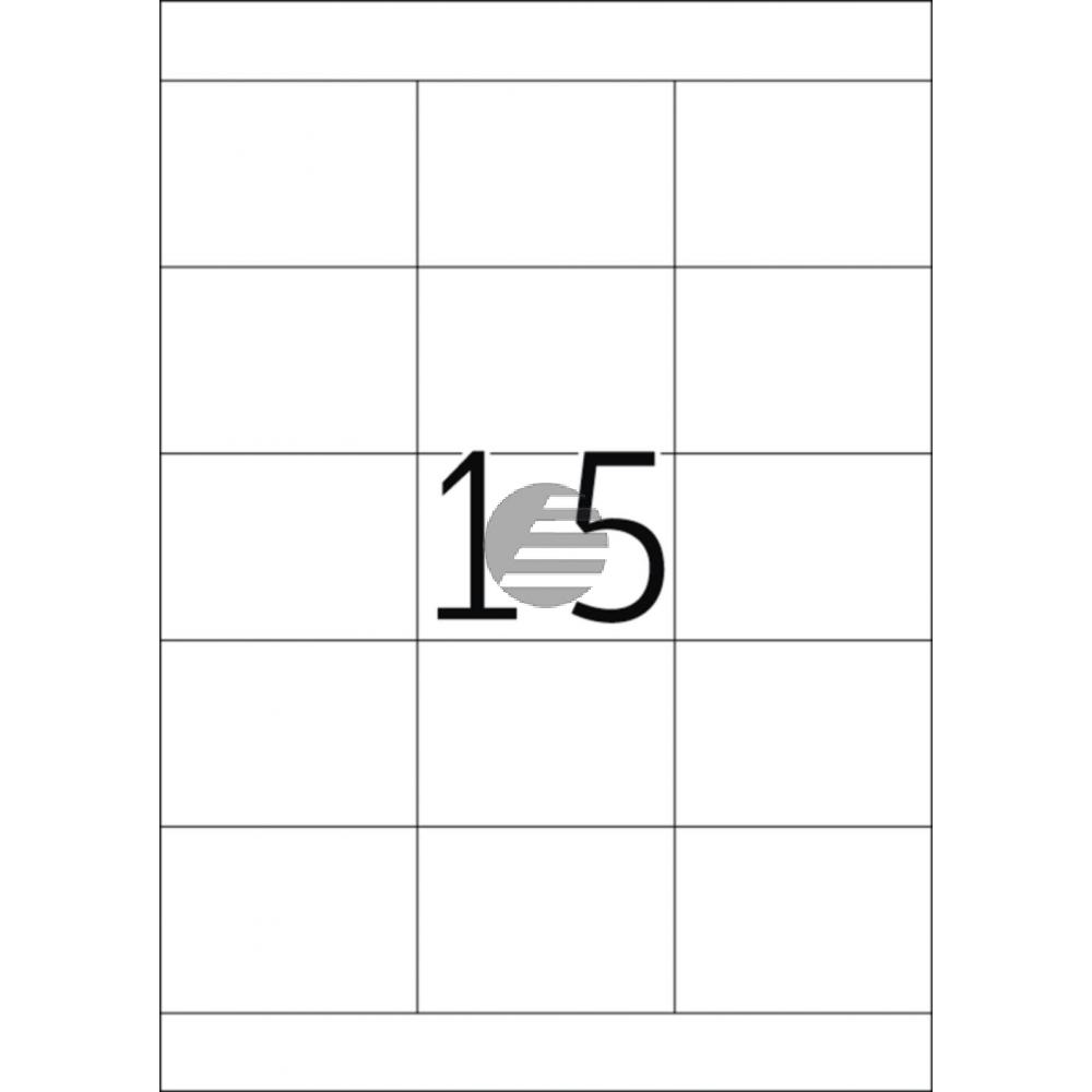 Herma Etiketten A4 weiß 70 x 50,8 mm Papier matt Inh.3000 Premium