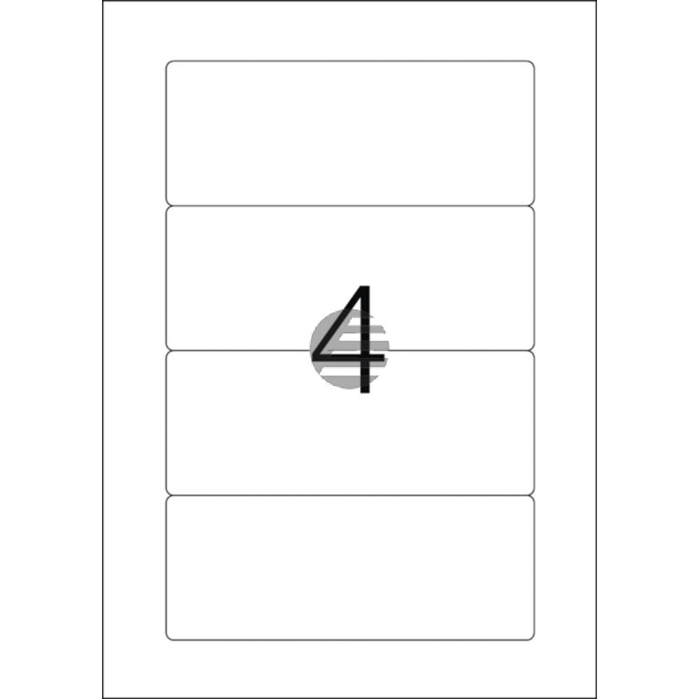 Herma Ordneretiketten weiß 157 x 61 mm Papier blickdicht Inh.100 St