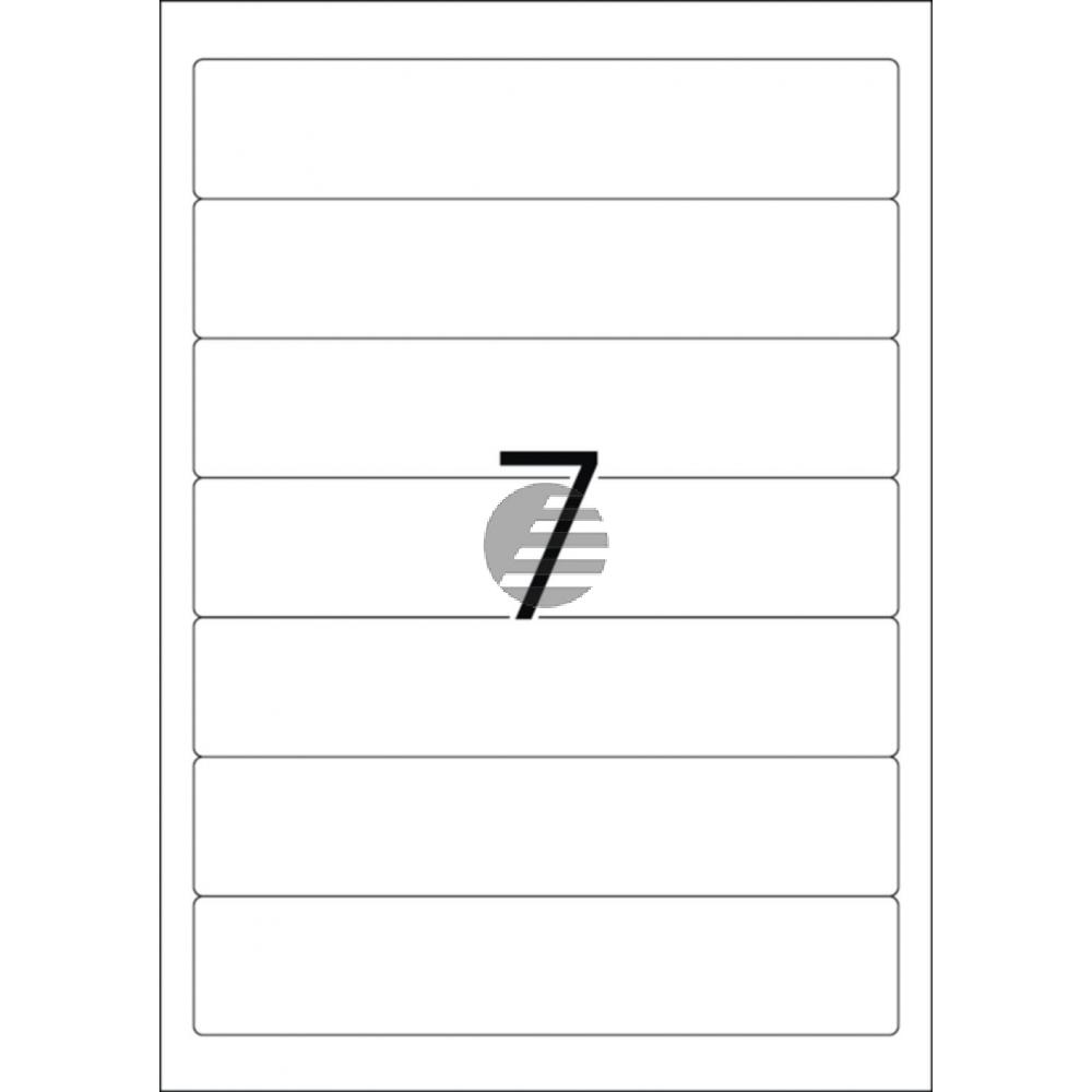 Herma Ordneretiketten weiß 192 x 38 mm ablösbar Papier Inh.700 St.