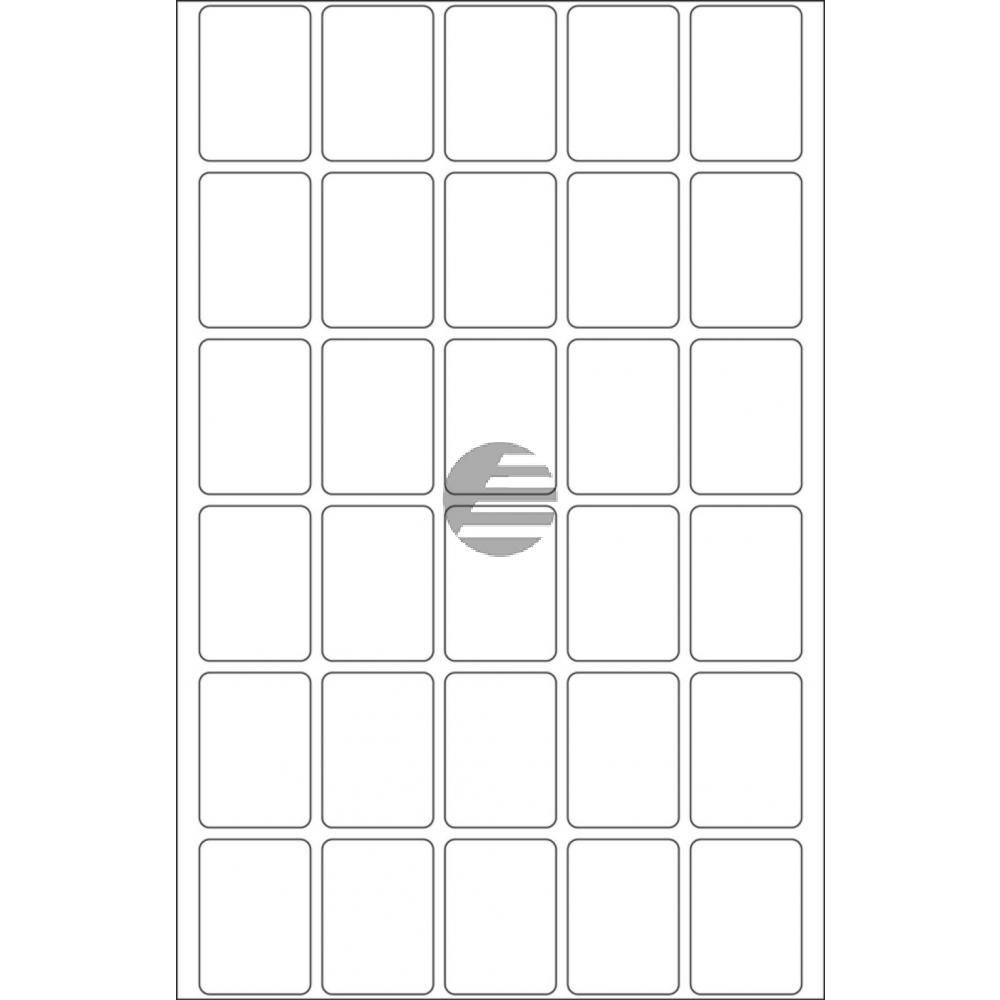 Herma Vielzwecketiketten weiß 19 x 27 mm ablösbar Papier Inh.960