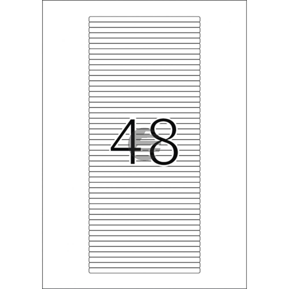 Herma Etiketten für CD-Box A4 weiß 114,3 x 5,5 mm Papier matt Inh.1200