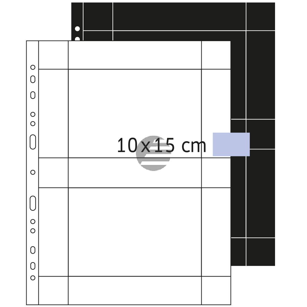 Herma Fotosichthüllen weiß 100 x 150 mm quer Inh.250 Hüllen