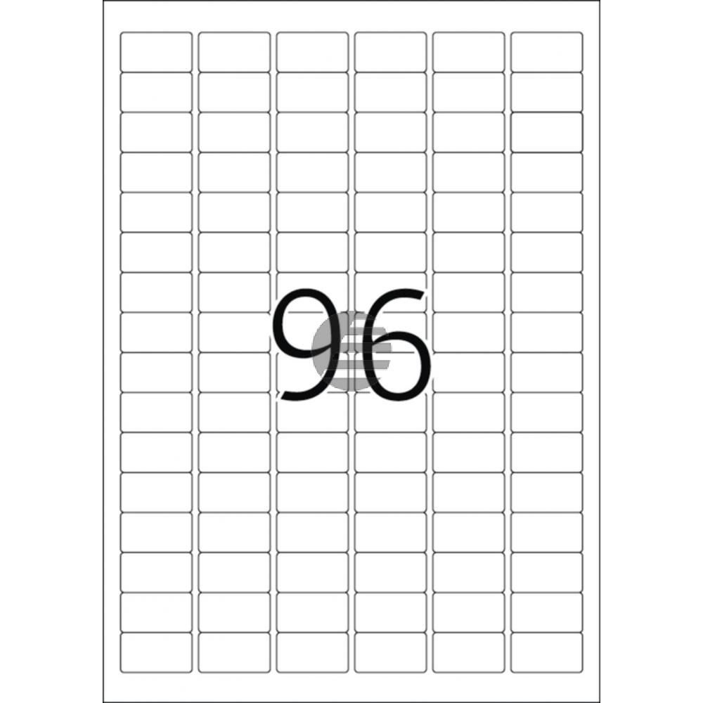 Herma Inkjet Etiketten A4 weiß 30,5 x 16,9 mm Papier matt Inh.2400