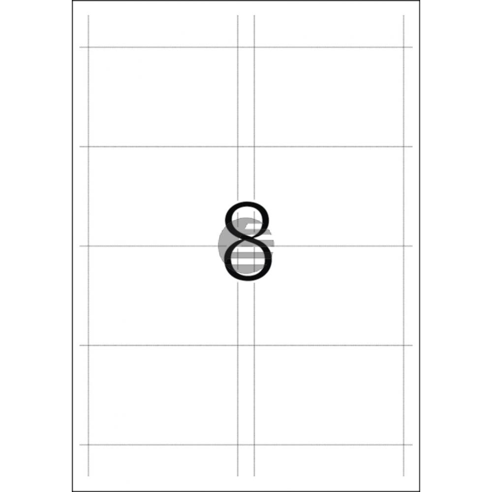 Herma Namens-Einsteckschilder A4 weiß 90 x 60 mm Karton Inh.200 nicht klebend