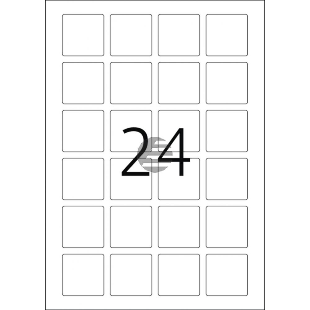 Herma QR-Code Etiketten A4 weiß 40 x 40 mm Papier matt Inh.600 blickdicht