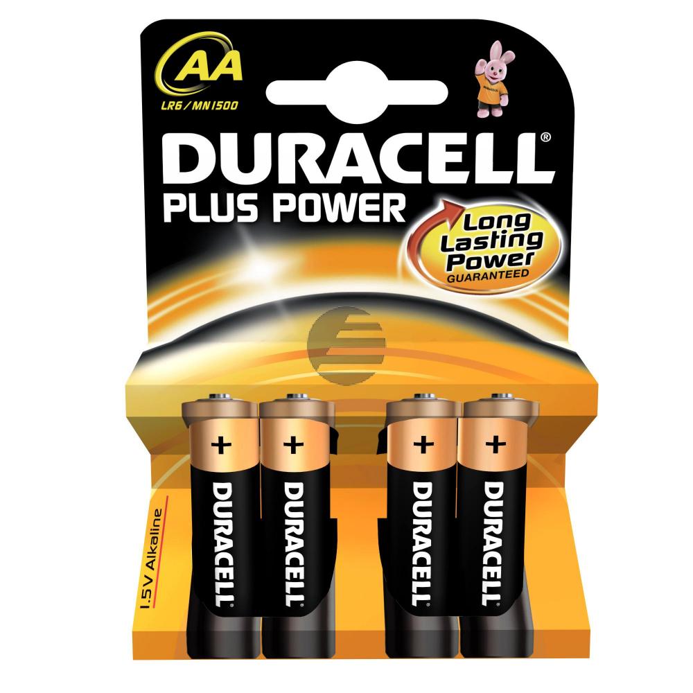 Duracell Batterie Plus Power Mignon AA 4er-Pack
