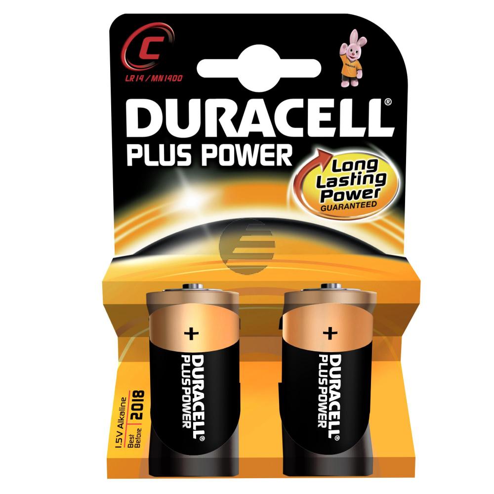 Duracell Batterie Plus Power Baby C 2er-Pack
