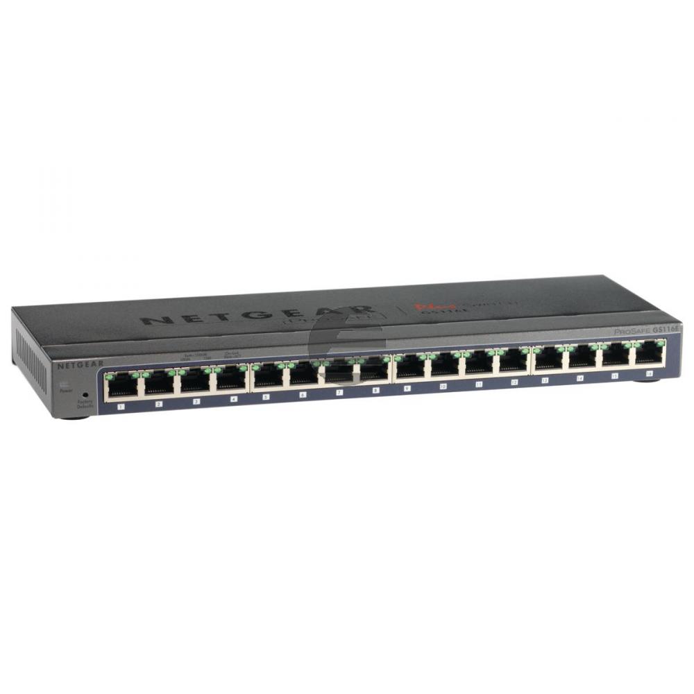 Netgear Switch Gigabit 16-Port ProSAFE Plus