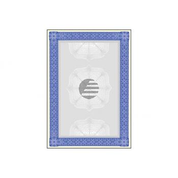 SIGEL Designpapier Urkunde A4 DP490 blau, 185g 20 Blatt