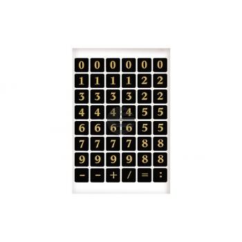 HERMA Folie 13×13mm 4131 gold, 1-9 2 Stück