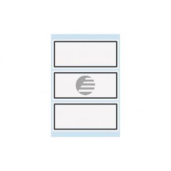 HERMA Heftschilder 36×82mm 5711 Rand grau, liniert 18 Stück