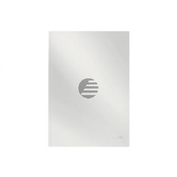 LEITZ Notizbuch Solid, Hardcover A4 46650001 liniert weiss