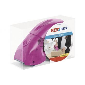 TESA Pack Dispenser 66mx50mm 511130000 Pack'n'go pink TESA Pack Dispenser 66mx50mm 511130000 Pack'n'go pink