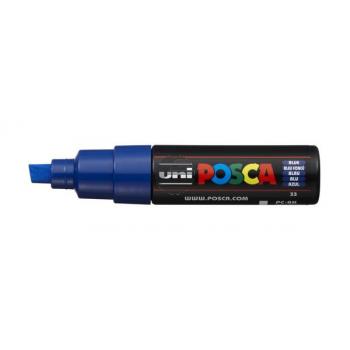UNI-BALL Posca Marker 8mm PC8KB blau, Keilspitze